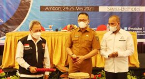 Di Inisiasi Ombudsman Maluku, Sekda Kasrul Buka Giat Pendampingan Kepatuhan Layanan Publik 2021