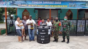 Koramil 1801-01/ Manokwari Bantu Pondok Sahabat Anak Profil Tank