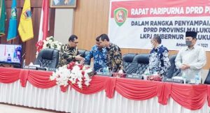 Hasil Rekomendasi LKPJ Gubernur Maluku 2020 Diserahkan, Ini Isinya