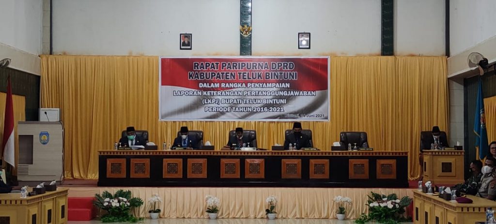 Paripurna LKPJ Bupati Teluk Bintuni Tidak Dihadiri Pimpinan DPRD Utusan Golkar