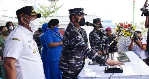 Gubernur Maluku Dampingi KASAL Resmikan Sarpras Kesatrian Tawiri