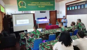 Pendam XVII Cenderawasih Gelar Latihan Jurnalistik