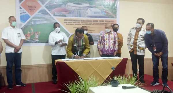 90 M Pertahun Dibutuhkan Untuk Pemeliharaan Venue PON 6 Sekda Pap Dance Flassy Biaya Venue PON