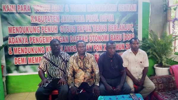 Tokoh Adat Kab JPR Dukung Otsus
