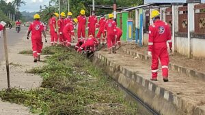 P2TIM Gelar Bersih Lingkungan Sambut HUT Teluk Bintuni ke-18