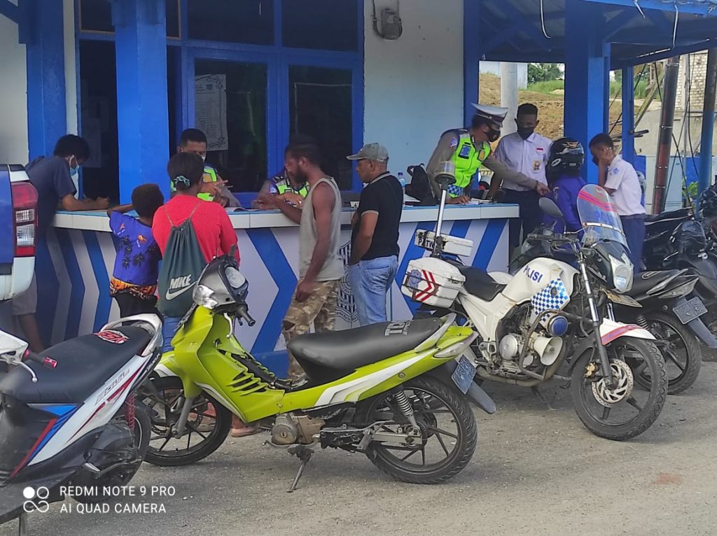 Langgar Lalu Lintas, 24 Kendaraan Bermotor Terjaring Razia di Sarmi