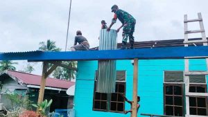 Wujud Sinergtas, TNI Bersama Warga Napan Gelar Karya Bhakti