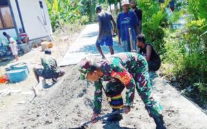Warga Yapen Diajak Gotong Royong Percepat Bangun Jalan Kampung