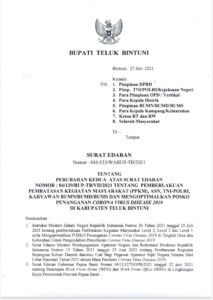 PPKM Level 3 Teluk Bintuni Diperpanjang