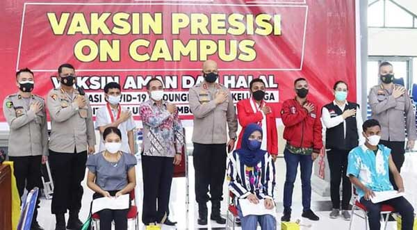 Kapolda Maluku Giat vaksib di Unppti