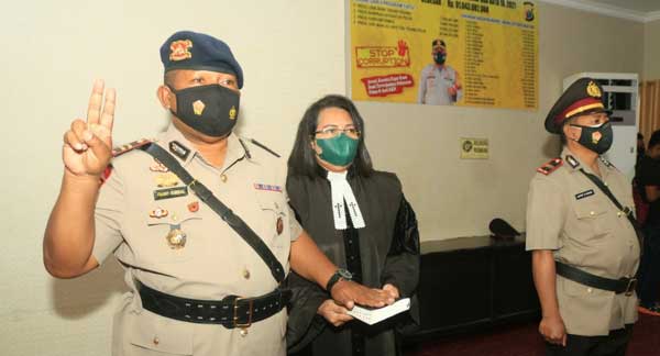 Kapolsek Heram IPTU Frangky Rumbiak