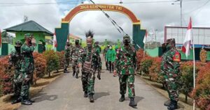 Kasrem ATW Beri Semangat dan Motivasi Kepada Prajurit TNI di BVD