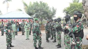 Kasrem 174/ATW Kunjungi Satgas Pamtas RI – PNG
