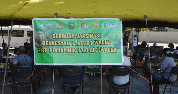 Kodam 17 Cen serbuan vaksinasi1