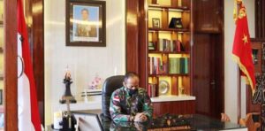 Pangdam Cenderawasih Ikut “Pray From Home” Secara Virtual Bersama Presiden RI