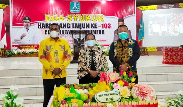 Sekwan Yudi HUT 103 Kota Biak
