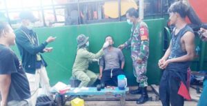 Cegah Penyebaran Covid-19, TNI di Mimika Aktif Awasi Transportasi Laut