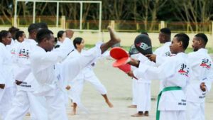 Tim Taekwondo Binaan Polres Pegubin Juara Umum Kejurnas Piala Kemenpora 2021