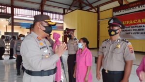 10 Personil Polres Sarmi Naik Pangkat