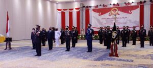 Polda Papua Ikut Upacara Hari Bhayangkara ke-75 tahun 2021 Secara Virtual