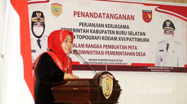 Bupati Safitri Canangkan Tapal Batas