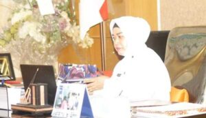 Bupati Bursel Hadiri Groundbreaking Stasiun Bumi KPBU SATRIA Secara Virtual