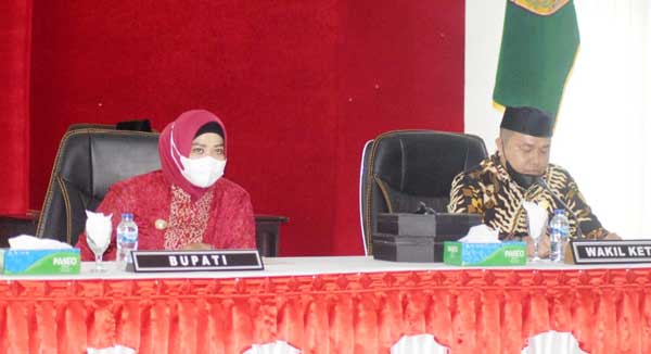 Bupati Safitri LPJ APBD 2020