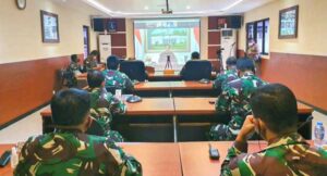 Danrem 172 PWY Ikut Rapat Evaluasi Perkembangan PPKM Luar Jawa-Bali
