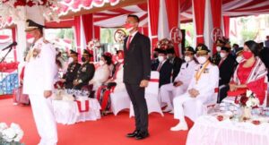 Gubernur Murad Pimpin Upacara HUT ke 76 RI