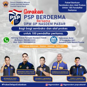 Besok PSP BERDERMA, Ada Surprise Bagi 100 Pendaftar Pertama