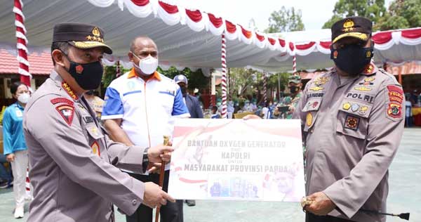 Kapolri Bantuan Oksigen Generator