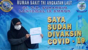 Lantamal IX Buka Layanan Vaksin Gratis Senin dan Kamis, Silakan Merapat !