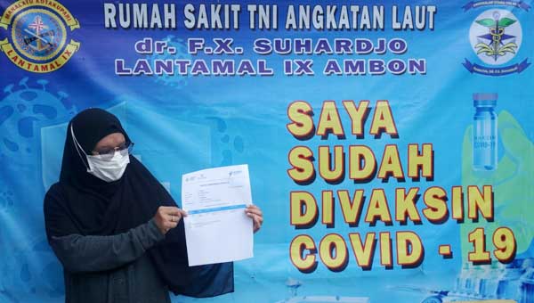Lantamal IX Ambon Vaksin Gratis