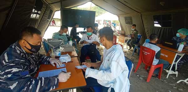 Lantamal IX Ambon Vaksin Konkret