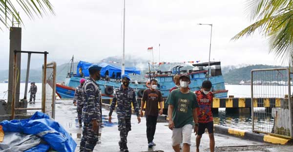 Lantamal IX Ambon Vaksin di Perinus Ambon