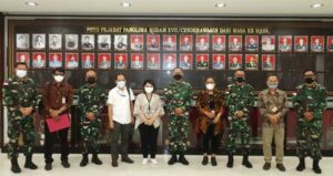 Tim Lintas Kedeputian KSP – Kodam Cenderawasih Audiensi Bahas Penanganan Covid-19