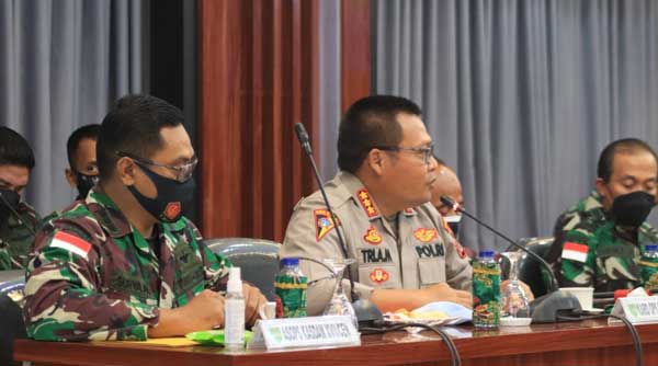 Pangdam 17 Cen p Pejbat TNI Polri PON XX