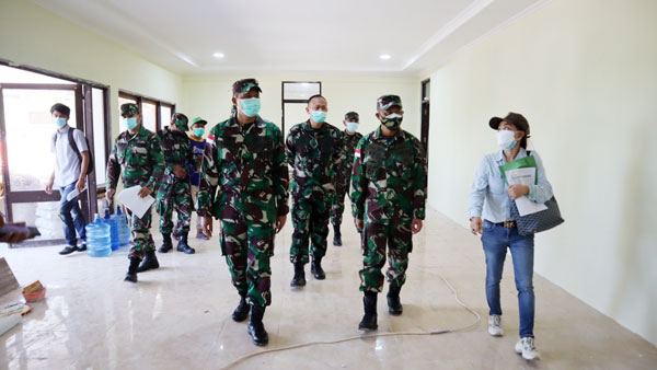 Pejabat Kodam Cen Tinjau Saran PON XX