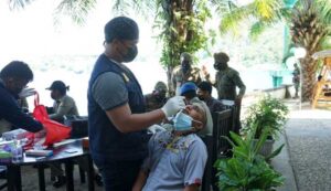 Hasil Rapid Antigen 168 Orang di Ruko Dok II Semuanya Negatif