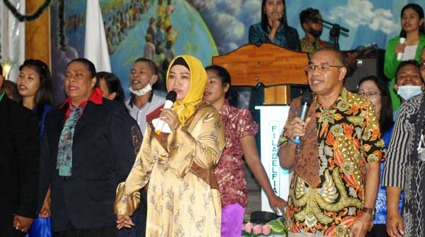 Bupati Safitri HUT Gedung GSJA Labuang X