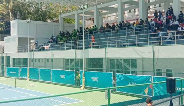 Laga Cabor Tenis Lapangan PON XX Berjalan Aman dan Lancar