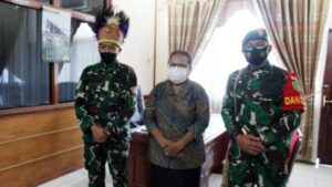 Tim Lomba Binter TNI AD Kunjungan ke DPRD Biak