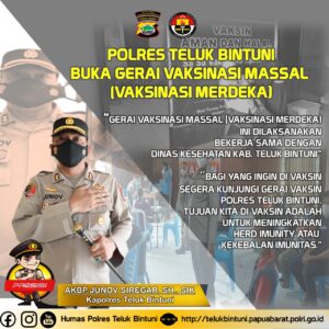 Turnamen e-Sport Kapolres Teluk Bintuni Cup Percepat Vaksinasi Merdeka