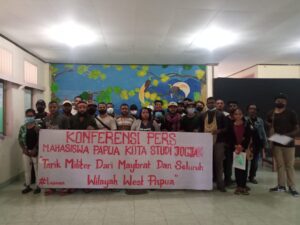 Mahasiswa Papua di Yogya Desak Hentikan Operasi Militer, Polisi : Yang Dicari Pelaku Tindak Pidana
