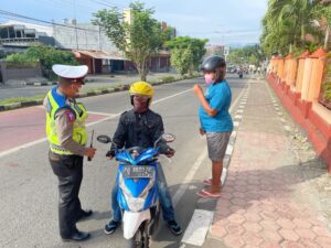 Satlantas Polres Manokwari Upayakan Masyarakat Tertib Berlalulintas