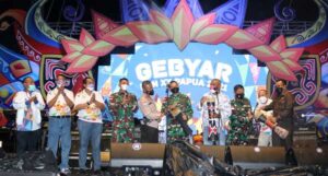 Personel Gabungan Amankan Pembukaan Gebyar PON XX Klaster Merauke