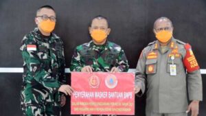 Kogabwilhan III Serahkan Bantuan 2 Juta Masker ke Kodam XVII Cenderawasih
