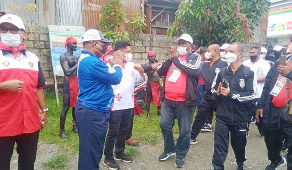 Kloter 3 Kontingen PON XX Maluku Tiba di Jayapura