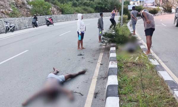 Laka Tunggal Mabuk berat Polsek JPR Sel