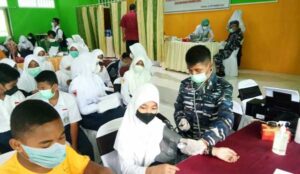 TNI AL Gencar Tingkatkan Kekebalan Komunal Pelajar Malteng